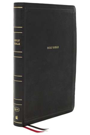 KJV Holy Bible, Giant Print Thinline Bible, Black Leathersoft, Red Letter, Comfort Print: King James Version de Thomas Nelson