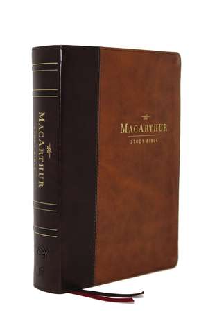 ESV, MacArthur Study Bible, 2nd Edition, Leathersoft, Brown: Unleashing God's Truth One Verse at a Time de John F. MacArthur