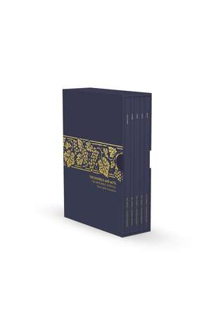 The Gospels and Acts: NET Abide Bible Journals Box Set, Comfort Print: Holy Bible de Thomas Nelson