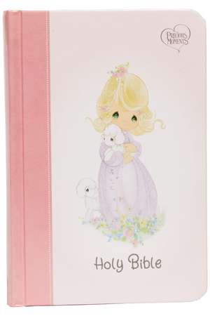 NKJV, Precious Moments Small Hands Bible, Hardcover, Pink, Comfort Print: Holy Bible, New King James Version de Thomas Nelson