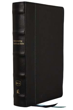 Encountering God Study Bible: Insights from Blackaby Ministries on Living Our Faith (NKJV, Black Genuine Leather, Red Letter, Comfort Print, Thumb Indexed) de Henry Blackaby