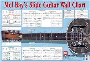 Slide Guitar Wall Chart de Fred Sokolow