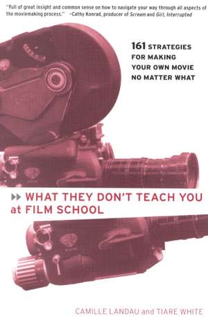 What They Don't Teach You At Film School: 161 Strategies for Making Your Own Movie No Matter What de Camille Landau