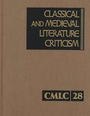 Classical and Medieval Literature Criticism de Gale Group