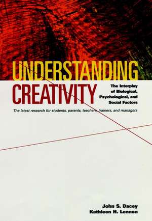 Understanding Creativity: The Interplay of Biologi Biological, Psychological & Social Factors de JS Dacey