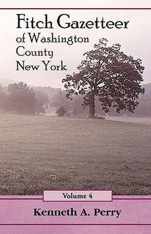 Fitch Gazetteer of Washington County, New York, Volume 4 de Kenneth A. Perry