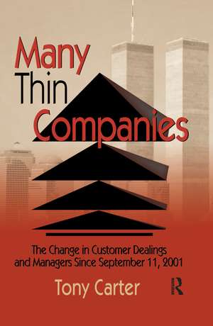 Many Thin Companies: The Change in Customer Dealings and Managers Since September 11, 2001 de David L. Loudon