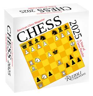 Chess 2025 Day-to-Day Calendar de American Chess Magazine