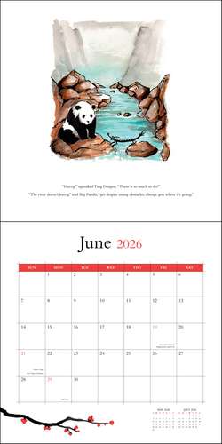 Big Panda and Tiny Dragon 2026 Wall Calendar de James Norbury