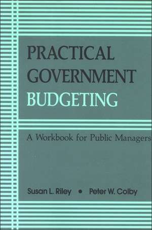 Practical Government Budgeting de Susan L. Riley