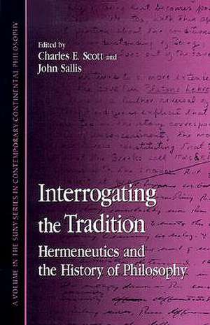 Interrogating the Tradition de Charles Scott