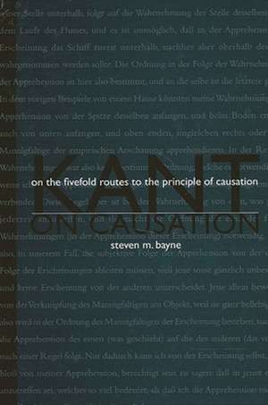 Kant on Causation de Steven M Bayne