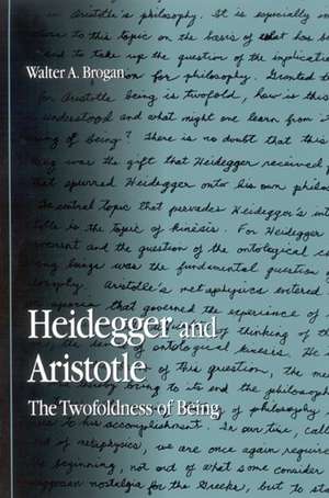 Heidegger and Aristotle