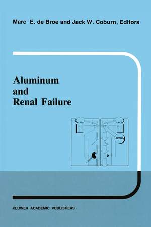 Aluminum and renal failure de M.E. de Broe