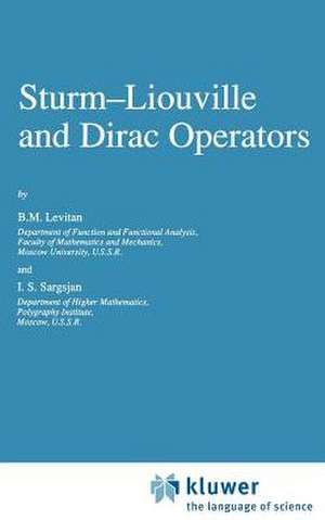 Sturm—Liouville and Dirac Operators de Levitan