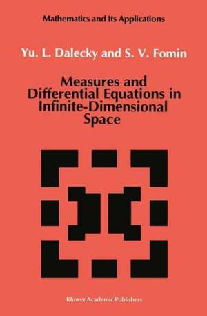 Measures and Differential Equations in Infinite-Dimensional Space de Iu L. Daletskii