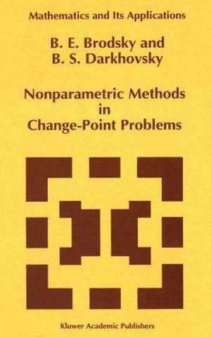 Nonparametric Methods in Change Point Problems de E. Brodsky