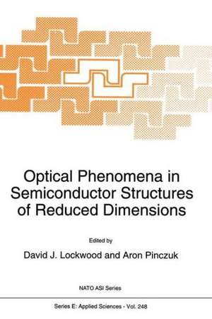 Optical Phenomena in Semiconductor Structures of Reduced Dimensions de David R Wolcott