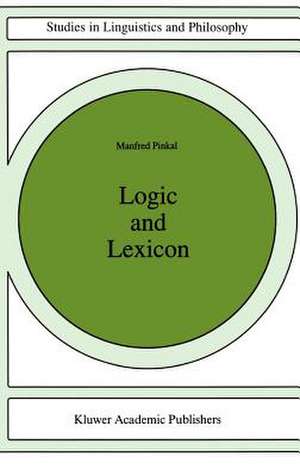 Logic and Lexicon: The Semantics of the Indefinite de Manfred Pinkal