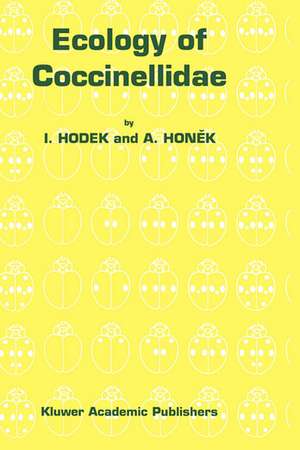 Ecology of Coccinellidae de Ivo Hodek