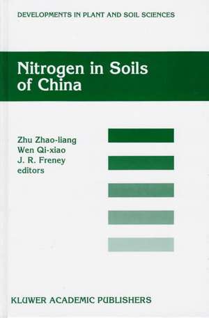 Nitrogen in Soils of China de Zhao-Liang Zhu Zhao-Liang