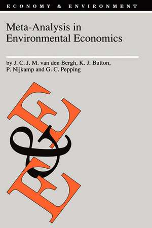 Meta-Analysis in Environmental Economics de J.C. van den Bergh