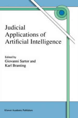 Judicial Applications of Artificial Intelligence de Giovanni Sartor