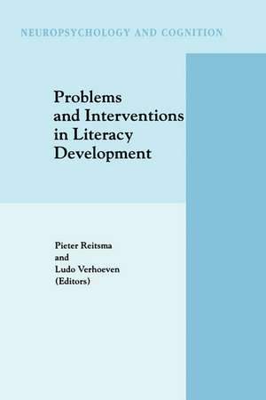 Problems and Interventions in Literacy Development de P. Reitsma