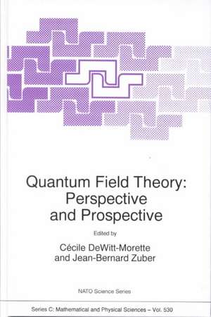 Quantum Field Theory: Perspective and Prospective de Cécile Dewitt-Morette