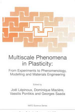 Multiscale Phenomena in Plasticity: From Experiments to Phenomenology, Modelling and Materials Engineering de Joël Lépinoux