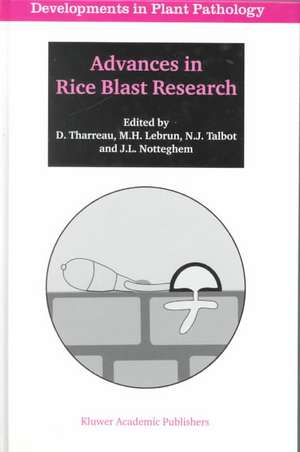 Advances in Rice Blast Research: Proceedings of the 2nd International Rice Blast Conference 4–8 August 1998, Montpellier, France de D. Tharreau