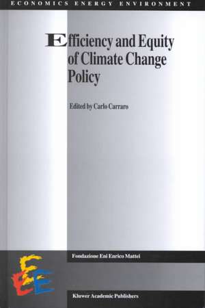 Efficiency and Equity of Climate Change Policy de Carlo Carraro