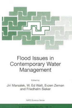 Flood Issues in Contemporary Water Management de J. Marsalek