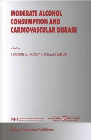 Moderate Alcohol Consumption and Cardiovascular Disease de R. Paoletti