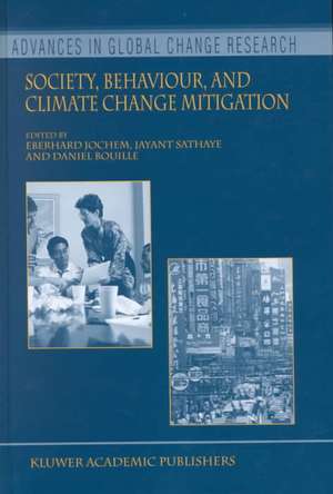 Society, Behaviour, and Climate Change Mitigation de Eberhard Jochem