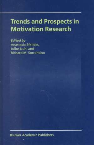 Trends and Prospects in Motivation Research de Anastasia Efklides