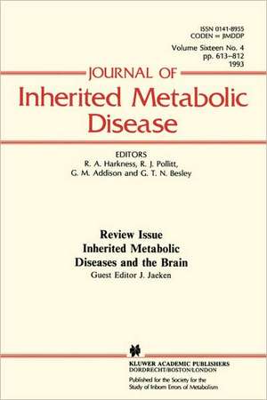 Inherited Metabolic Diseases and the Brain de R. Angus Harkness