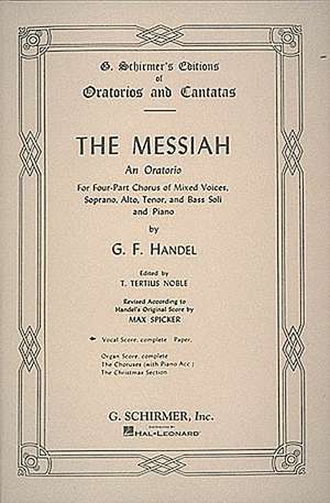 Messiah (Oratorio, 1741) de George Friederic Handel