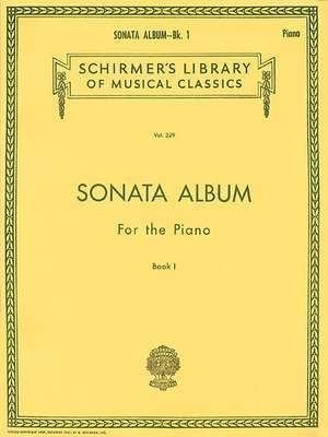 Sonata Album for the Piano - Book 1: Piano Solo de Hal Leonard Publishing Corporation