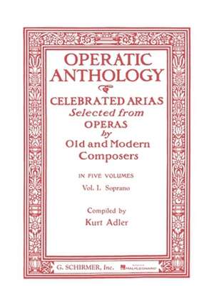 Operatic Anthology - Volume 1 de Kurt Adler