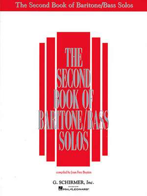 The Second Book of Baritone/Bass Solos de Hal Leonard Corp