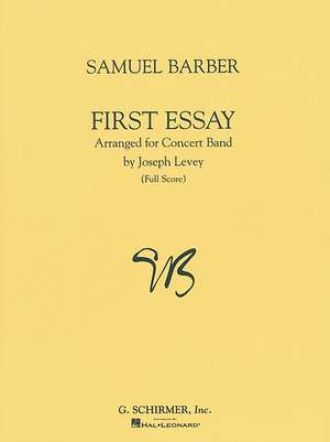 First Essay: Full Score de Samuel Barber