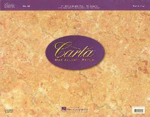 Carta Manuscript Paper No. 25 - Professional: Carta Score Paper de Hal Leonard Publishing Corporation