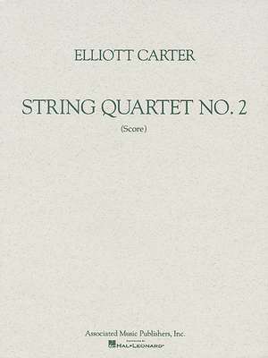 String Quartet No. 2 (1959): Study Score de Carter Elliott