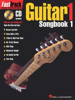 Fasttrack Guitar Songbook 1 - Level 1 Book/Online Audio de Jeff Schroedl