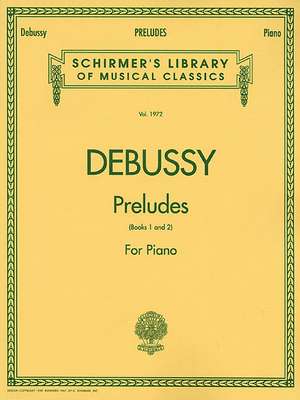 Preludes - Books 1 and 2: Piano Solo de G Schirmer Inc