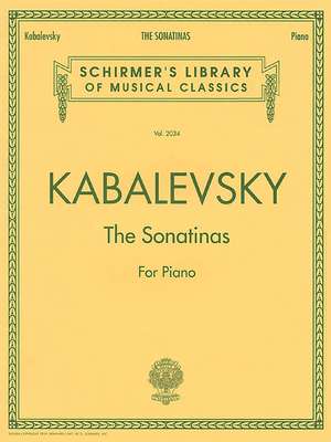 The Sonatinas: Piano Solo de Dmitry Borisovich Kabalevsky