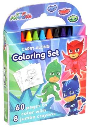 PJ Masks: Carry-Along Coloring Set de Thea Feldman