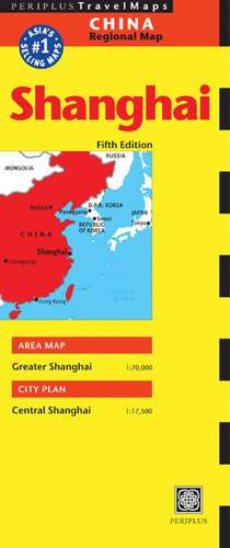 Shanghai Travel Map Fifth Edition de Periplus Editions