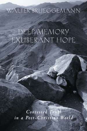 Deep Memory Exuberant Hope: The Once and Future Challenge for Theology de Walter Brueggemann